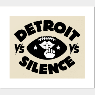 Detroit vs Silence Posters and Art